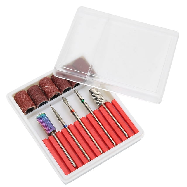 Cabezal de pulido de uñas, 5 piezas Accesorio de pulidor de uñas para pulido de uñas Cabezal de pulido de uñas Artesanía excepcional