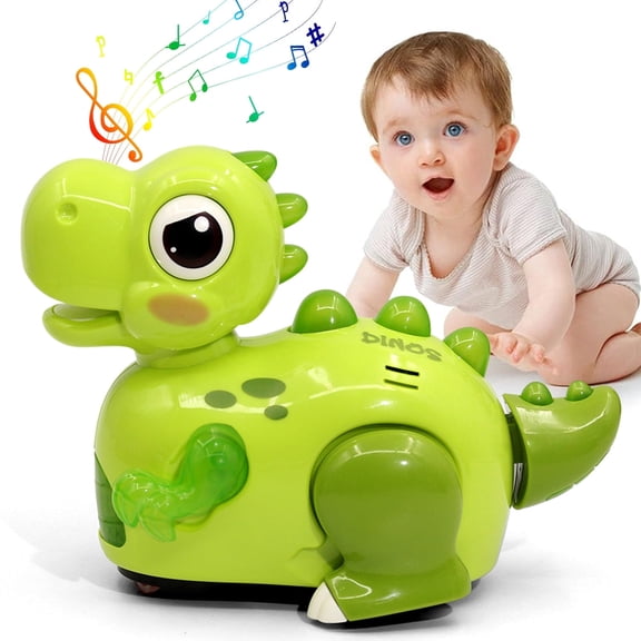 Baby Toys 6-12-24 Months, Dinosaur Crawling Toys for 1 Year Old Boy, Toddler Learning Toys, Baby Gifts for 12 18 Months