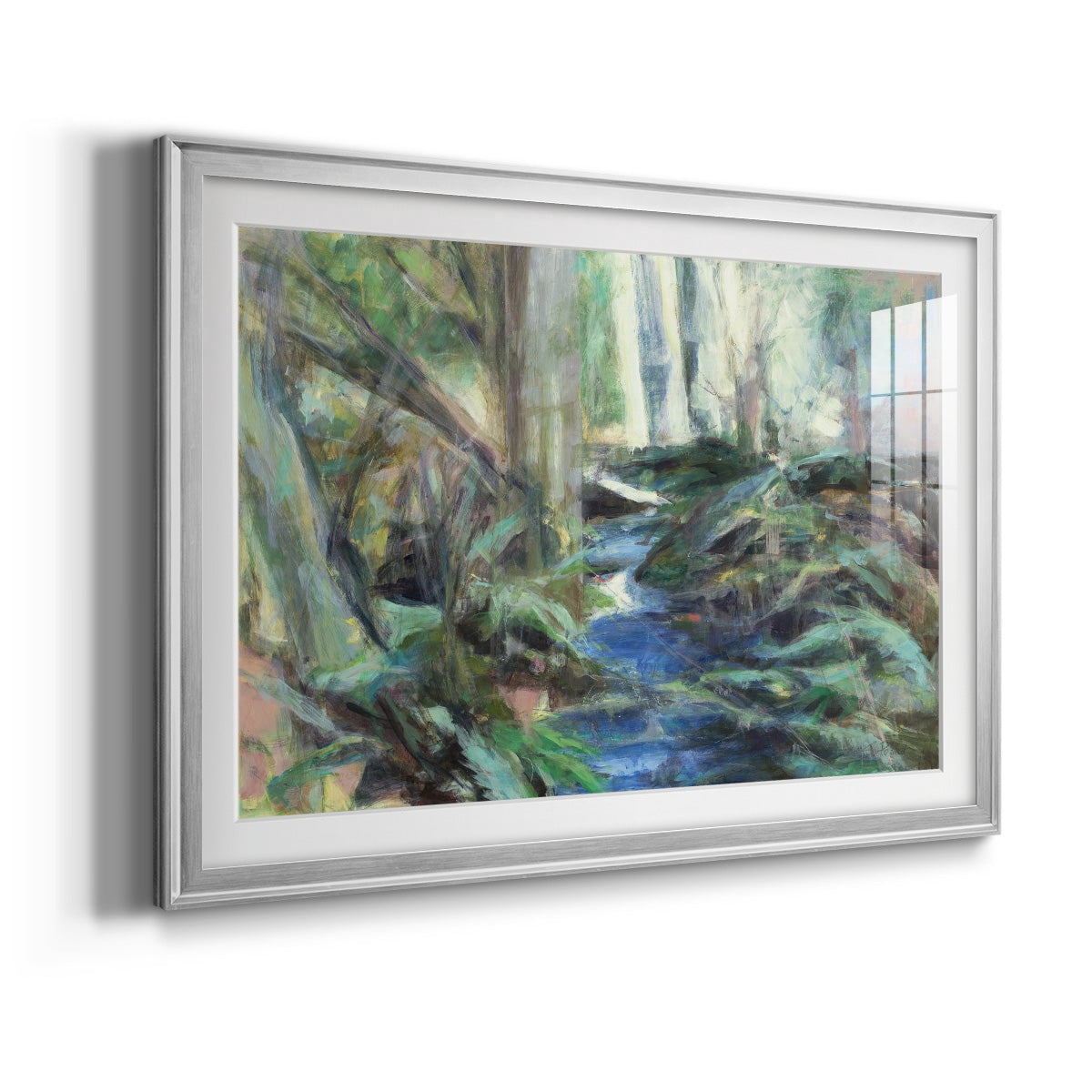 Rambling Blues Premium Framed Print - Ready to Hang