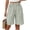 Mint Green*prime deals sale, variant on Kinrui Striped Bermuda Shorts for Women Casual Elastic Waist Summer Beach Long Shorts with Pocket,Size S-2XL