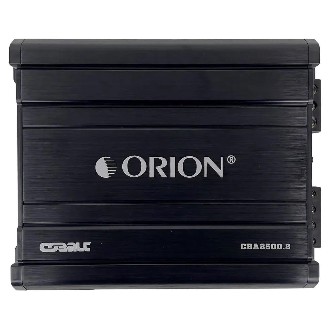Orion Cobalt Series CBA2500.2 High Efficiency 2-Channel Class A/B Amplifier for Car Audio Stereo - 2500W High Output, 2/4 Ohm Stable, Adjustable Low/High Pass, Bass Boost, MOSFET Power Supply.