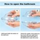 thumbnail image 4 of Baño de hámster Cupcakes transparente Chinchilla dinosaurio baño arena a prueba de salpicaduras bañera baño Electrónica, 4 of 5