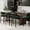 Green, variant on 26 Inch Counter Height Bar Stools with Wood Legs, Linen Fabric Upholstered Bar Chairs with Back and Metal Footrest for Kitchen Island and Bar, 2 Pack, Blue