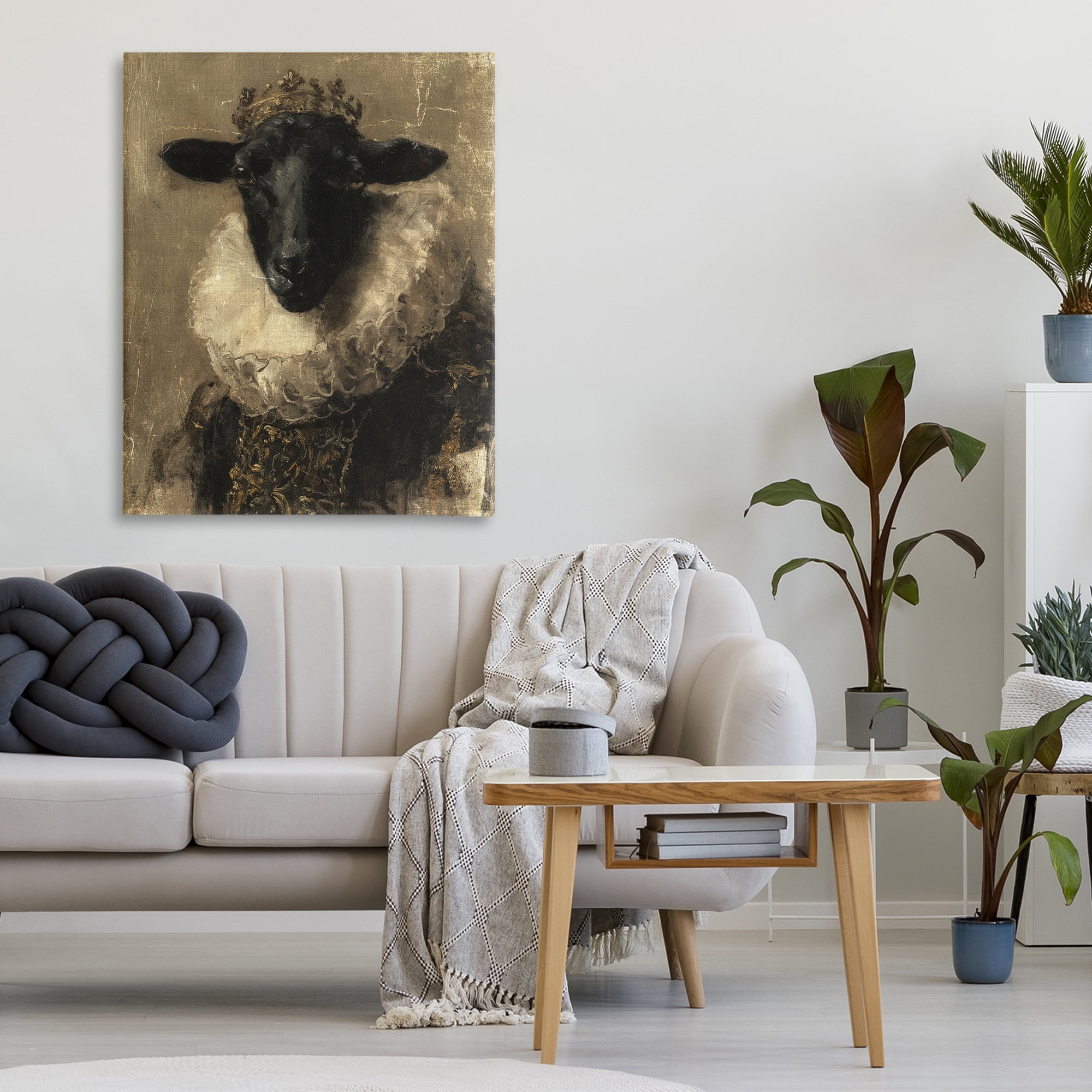 Stupell Industries Noble Ram Portrait Canvas Wall Art, design by Svetlana Aleynikova
