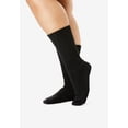 thumbnail image 4 of Comfort Choice Women's Plus Size 2-Pack Open Weave Extra Wide Socks, 4 of 6