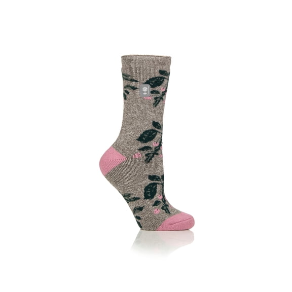 Women's Lite RHS Berries Crew Sock Grey