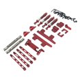 thumbnail image 3 of Almencla RC Car Upgrade Spare Kits RC Upgrade RC Car Pull Rod Replace Sturdy Metal RC Accessories for 1/12 MN82 LC79 RC Crawler RC Car red, 3 of 8