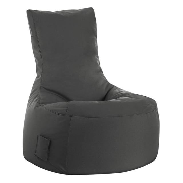 Gouchee Home Swing Brava Grey Bean Bag Chair – Water-Repellent Fabric with Polystyrene Bead Filling, Suitable for Adults and Teens, Lightweight & Portable Seating for Bedroom, Dorm or Living Room