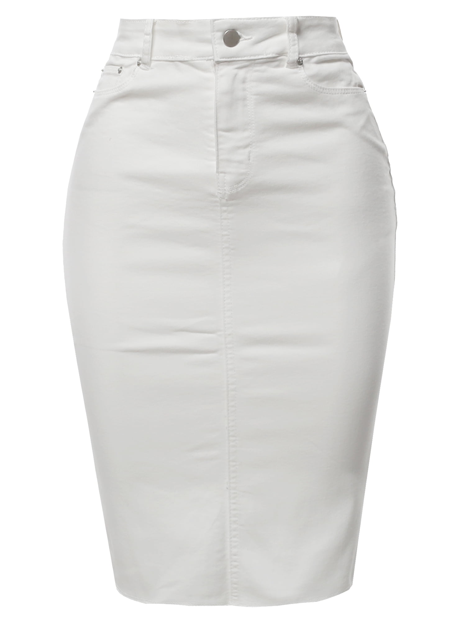 white jeans with knee slits