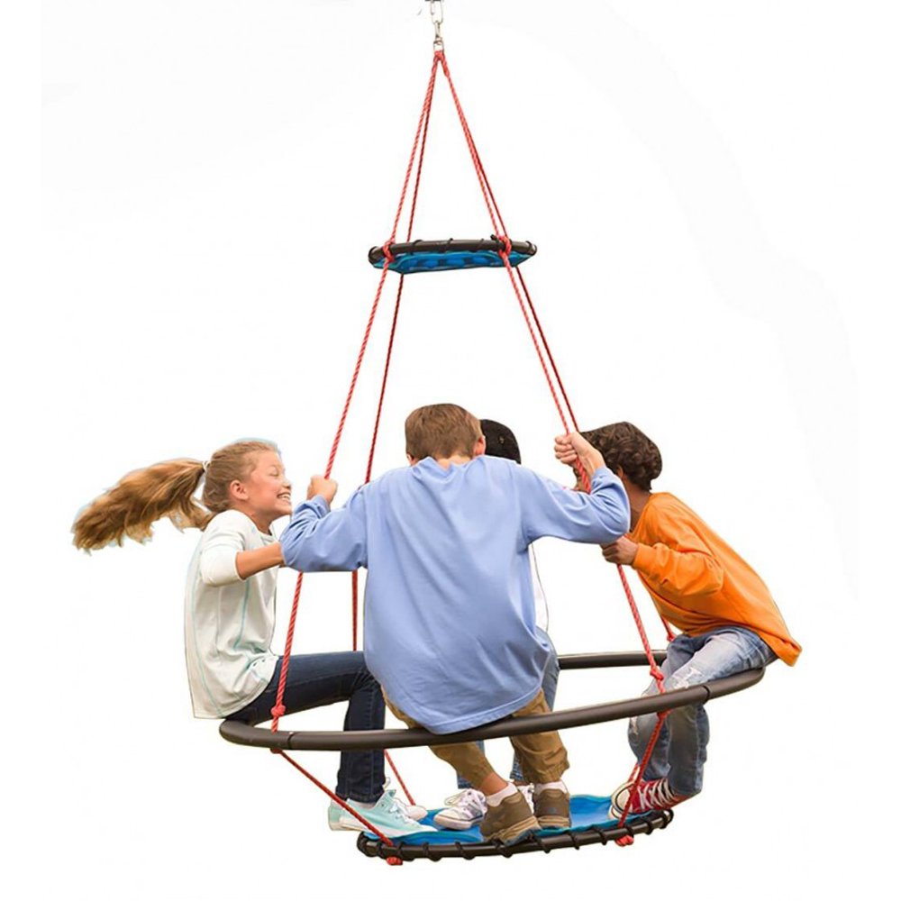 HearthSong Large Vortex Spinning Ring Swing for Multiple Kids Walmart