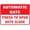 Metal tin sign 771, variant on Automatic Door Sign Automatic Door Caution Keep Back 3 Feet Sign 8x12 Inch Metal Tin Sign Warning Caution Notice Sign for Wall Fence Indoor Outdoor Home Business Facility Plaque Sign