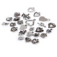 thumbnail image 3 of 75PCS / Lot Varias formas de corazón de filigrana Colgantes  de metal Artesanía de bricolaje Macarena Colgantes Corazones, 3 of 8