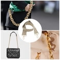 thumbnail image 4 of Unique Bargains 1 Pc Adjustable Light Gold Tone Hook Handbag Strap for Dating Khaki Polyester, 4 of 4