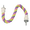 thumbnail image 1 of Colorful Bird Rope Perch Fun Swing And Climbing Cotton Rope Bird Toys Suitable For Parakeets Bird Rope Perch Fun ParakeetsRope Swing Perch Colorful Swing Climbing Cotton Rope, 1 of 8