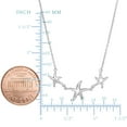 thumbnail image 2 of Sterling Silver Star Fish Pendant Womens Necklace, 18", 2 of 2