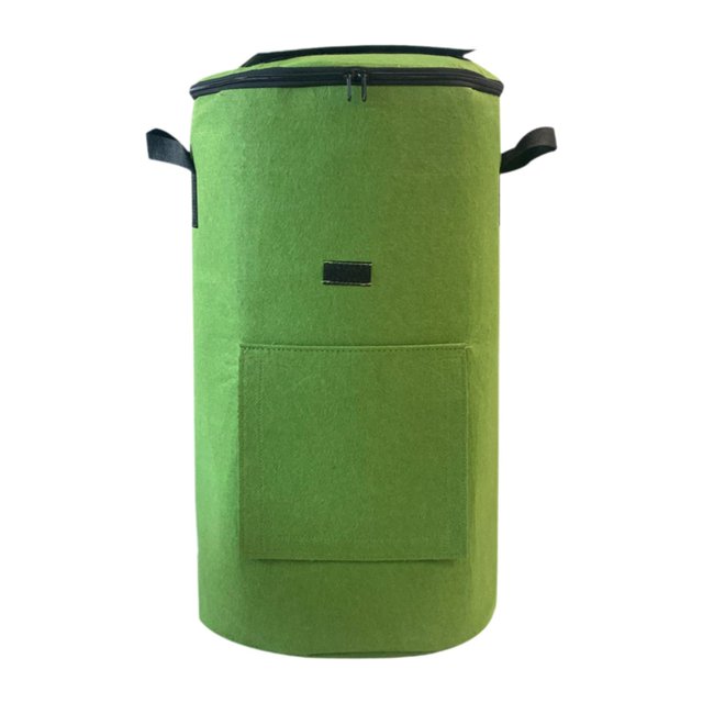 Almencla Compost Bin Bag Garden Yard Waste Bag for Collecting Composting Loading Leaf Green