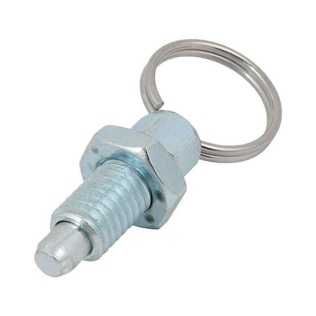 Qualitchoice Index Plunger Steel Pull Ring and Lock Index Plunger Knob Nut Spring Loaded Plunger M6-M16