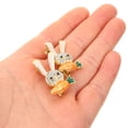 thumbnail image 2 of FRCOLOR rabbit pin Adorable Rabbit Brooch Made of Durable Alloy Perfect for Decorating Clothes Multi Color 2 Pieces,1.1"X0.79"X0.28", 2 of 5