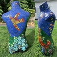 thumbnail image 3 of Glass Mosaic Tiles for Crafts Bulk,200g Mosaic Glass Pieces, Butterfly Star Moon Heart Flower Shape Glass DIY Stained Glass Kit, Mosaic Charm Ornament(7.05 Ounce)$$Art & Craft, 3 of 9