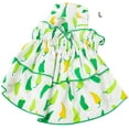 thumbnail image 3 of Chien Robe Poivrée Motif Chiot Sangle Robe Volantée pour Animaux de Compagnie Printemps Vêtements pour Petits Chiens de Taille Moyenne Chats, 3 of 7