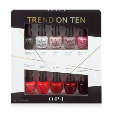Opi Trend On Ten 10 Piece Mini Nail Polish Kit Opi Trend On Ten 10 Piece Mini Nail Polish Kit