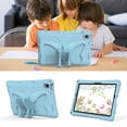 thumbnail image 4 of Dteck for Samsung Galaxy Tab A9 Case with Kickstand Butterfly Wings, Rugged Butterfly Kids Case Cover w/ Shoulder Strap for Galaxy Tab A9 8.7" Tablet SM-X110/X115/X117,Lightblue, 4 of 6