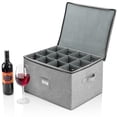 thumbnail image 1 of Almacenamiento en China para copa de vino STOZU Hard Shell 12 vasos, 1 of 6