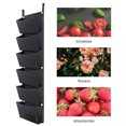 thumbnail image 5 of Bolsas de cultivo colgantes Bolsas de plantación con 6 bolsillos Jardinería vertical Macetas Maceta Colgante Jardín de pared Maceta de pared transpirable 42 x 12 pulgadas esquí esquí Gafas de esquí, 5 of 5