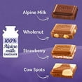 thumbnail image 3 of Milka European Chocolate Bars Variety Pack, Alpine Milk Chocolate, Cow Spots, Strawberry & Wholenut Hazelnut, 10 - 3.52 oz Bars, 3 of 3