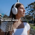 thumbnail image 3 of JLab JBuds Lux ANC Auriculares inalámbricos, Blanco nube, Cancelación activa de ruido híbrida, Sonido personalizable, Compatible con audio espacial, Auriculares Bluetooth supraaurales premium, 3 of 5