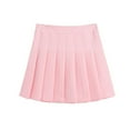 thumbnail image 1 of Jupe Courte Plissée Taille Haute pour Femmes, 1 of 7