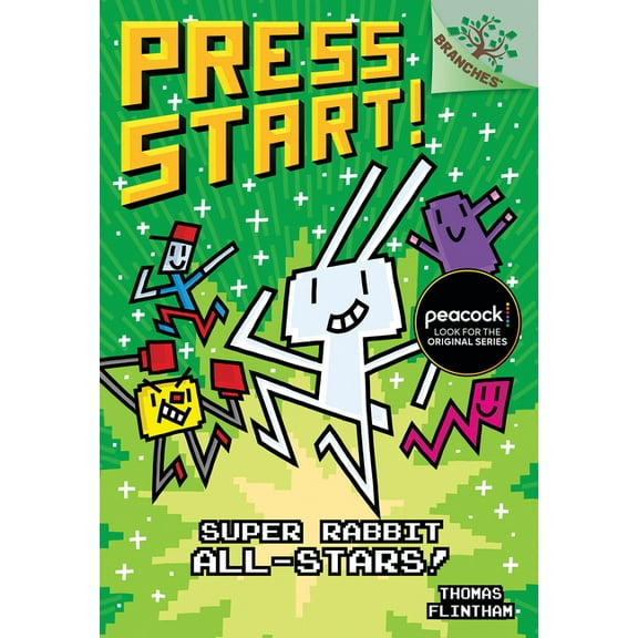 Press Start! Super Rabbit All-Stars!: A Branches Book (Press Start! #8): Volume 8, Book 8, (Hardcover)