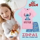 thumbnail image 3 of Pijama Disney Stitch, ropa de dormir de 2 piezas para niñas de 7 a 14 años, 3 of 6