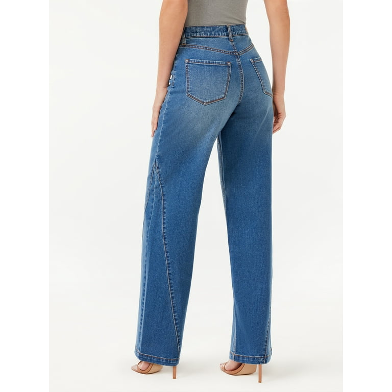 Sofia Jeans Women's Diana Palazzo Super High Rise Gusset Jeans
