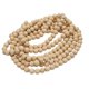 thumbnail image 2 of Natural Wood Bead Christmas Garland Wooden Christmas Tree Garland, 2 of 5