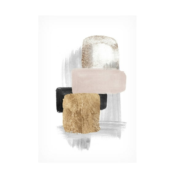 Trademark Fine Art Sally Ann Moss Brush Strokes 5 Canvas Wall Art