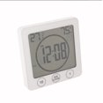 thumbnail image 2 of Reloj de baño, Reloj de Ducha con Control táctil a Prueba de Agua, Alarma Digital LCD, termómetro higrómetro, Temporizador de Cuenta atrás, Funciona con Pilas, para Maquillaje y Cocina, 2 of 4