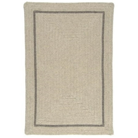 Colonial Mills Shear All-Natural Dye-free Braided Reversible Indoor Stair Treads Cobblestone 8"x28"