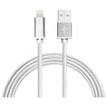 thumbnail image 3 of vAccessorize Braided Long Fast Charging Cable for iPhone (Pack of 3, 10 Feet, Gray), 3 of 5