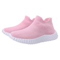 thumbnail image 4 of Futezty Toddler Girl Sneakers Baby Girl Shoes Boys And Girls Sockliner Mesh Breathable Lightweight Soft Sole Comfortable Casual Sneakers, 4 of 5