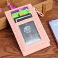 thumbnail image 1 of Cartera Plegable Bolso PU Bifold Wallet Contraste Color Moda Mujer Efectivo Monedero de dinero con cremallera, 1 of 8