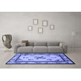 thumbnail image 3 of Ahgly Company Indoor Rectangle Oriental Blue Asian Inspired Area Rugs, 7' x 10', 3 of 4