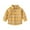 Yellow, variant on XBASW Kids Toddler Boys' Plaid Shirt Collar Button down Dress Shirts Long Sleeve Blouses for Boys Size 2-7Y