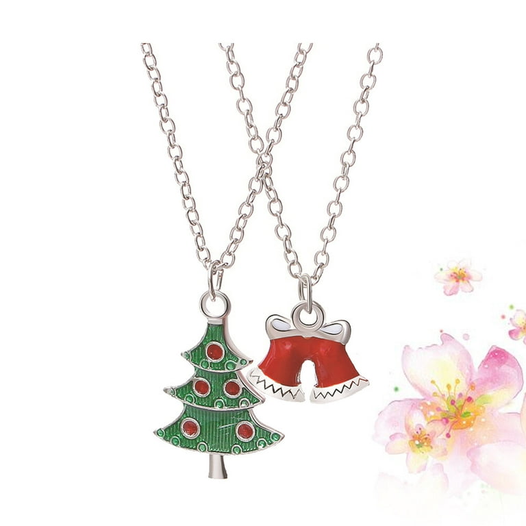 girl's Christmas jewelry set necklace, charms, earrings - Jewelry