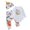 White, variant on SOFTCCLO Baby Girl Halloween Outfit Long Sleeve Romper Pants Hat Comfortable Casual 3 Piece Sets Size 0-3M