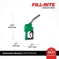 thumbnail image 3 of Boquilla Automática Fill-Rite N075DAU10 3/4 (Verde), 3 of 7