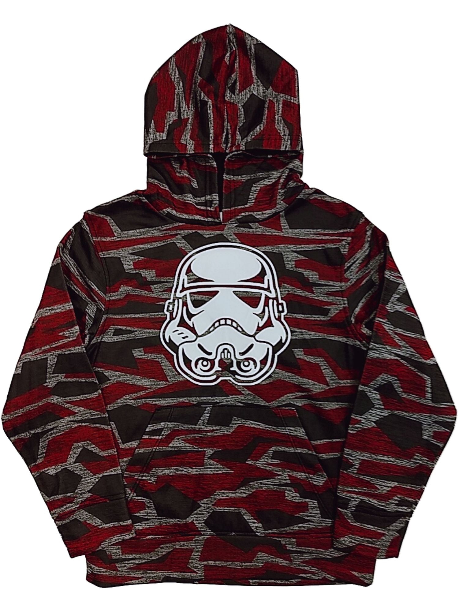 red camo sweater
