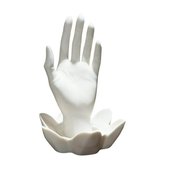Soporte para joyas, llavero, decoración del hogar, llavero, mano de maniquí femenino para anillos, almacenamiento para el hogar