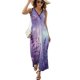 thumbnail image 1 of Vestido De Noche De Lujo Sin Mangas Para Mujer, Lavender Vestido De Fiesta, 1 of 5
