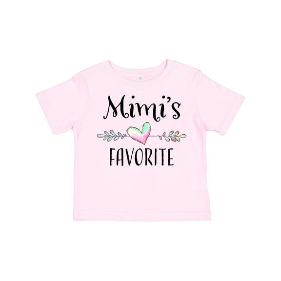 Inktastic Mimi's Favorite Heart Grandchild Boys or Girls Toddler T-Shirt